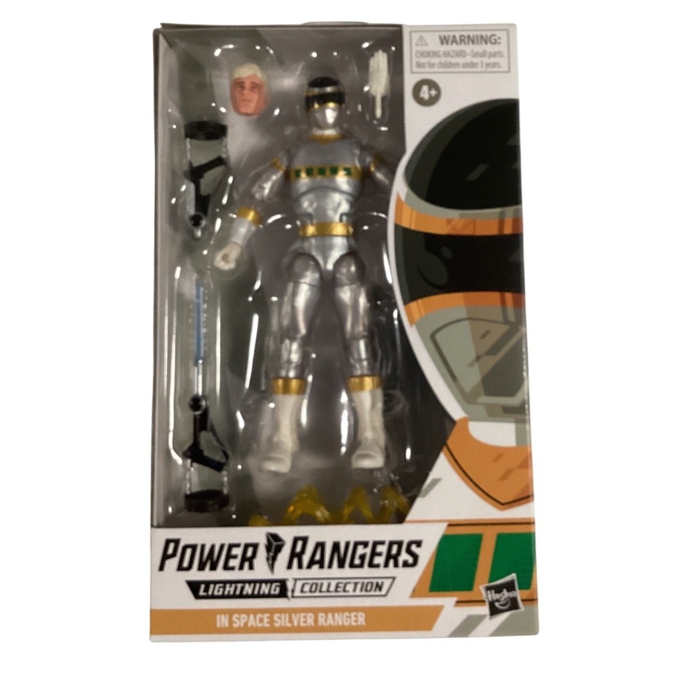 Power Rangers Lightning Collection In‎ Space Silver Ranger Action Figure Hasbro